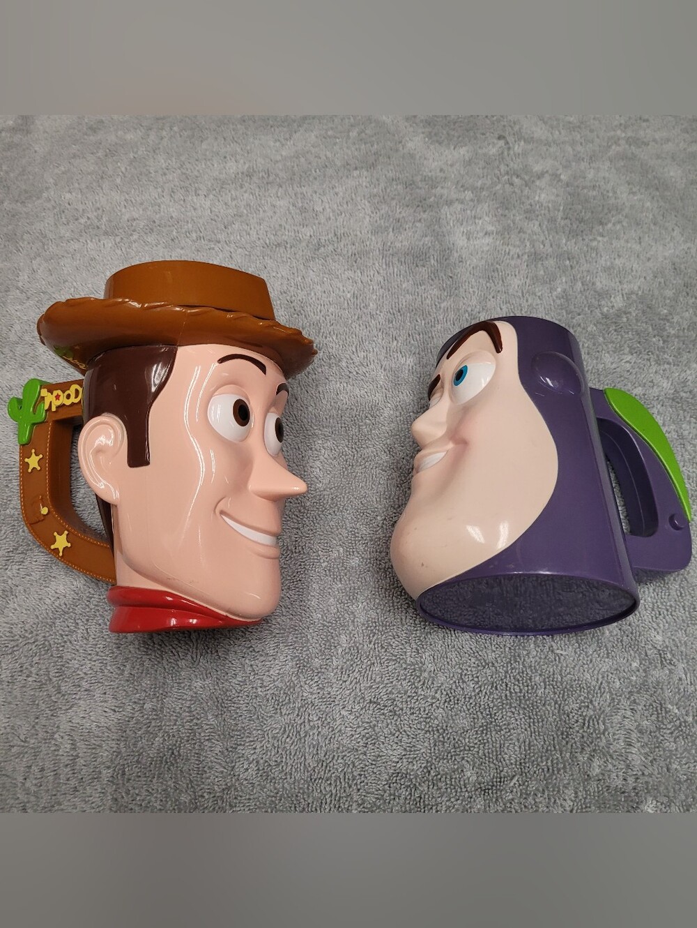 Disney Toy Story Woody and Buzz Lightyear Cups Mugs